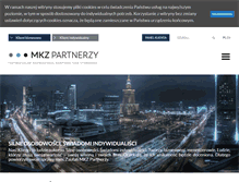Tablet Screenshot of mkzpartnerzy.pl